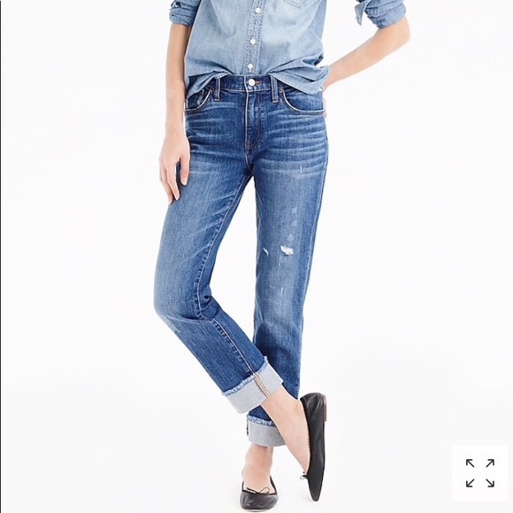 J. Crew Denim - J. Crew Slim Broken In Boyfriend Distressed Jeans